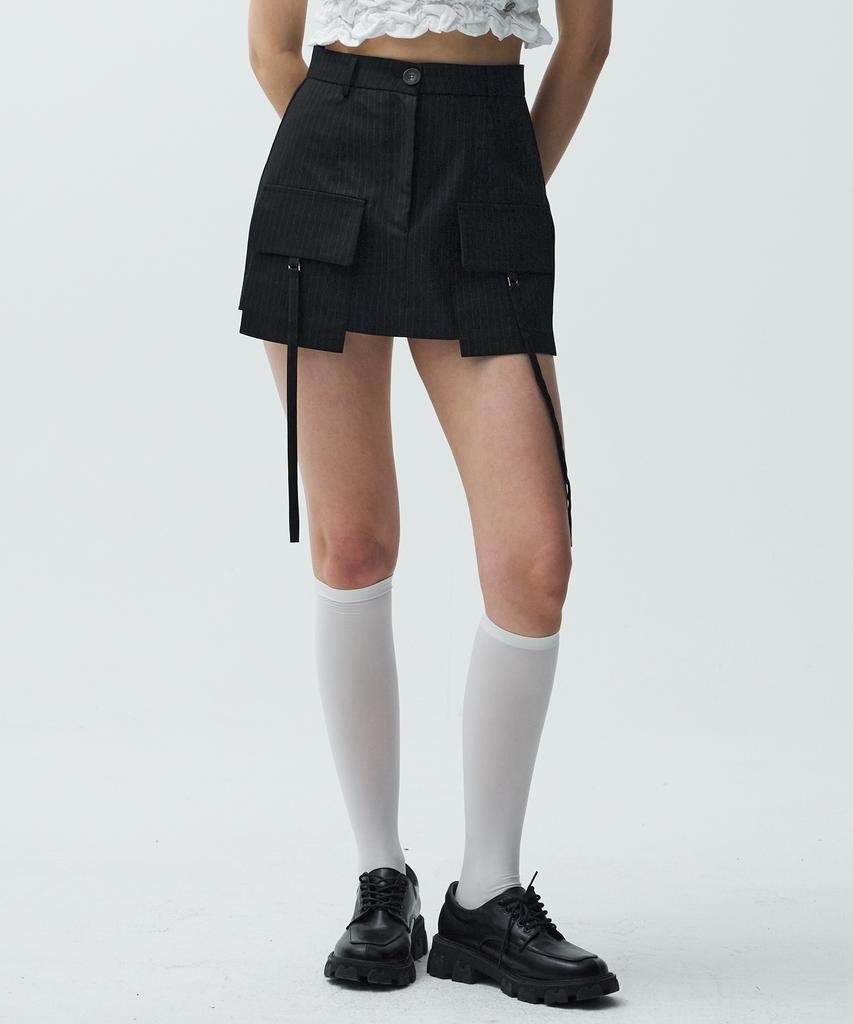 MIDNIGHT MOVE St Cargo Skirt (Black)