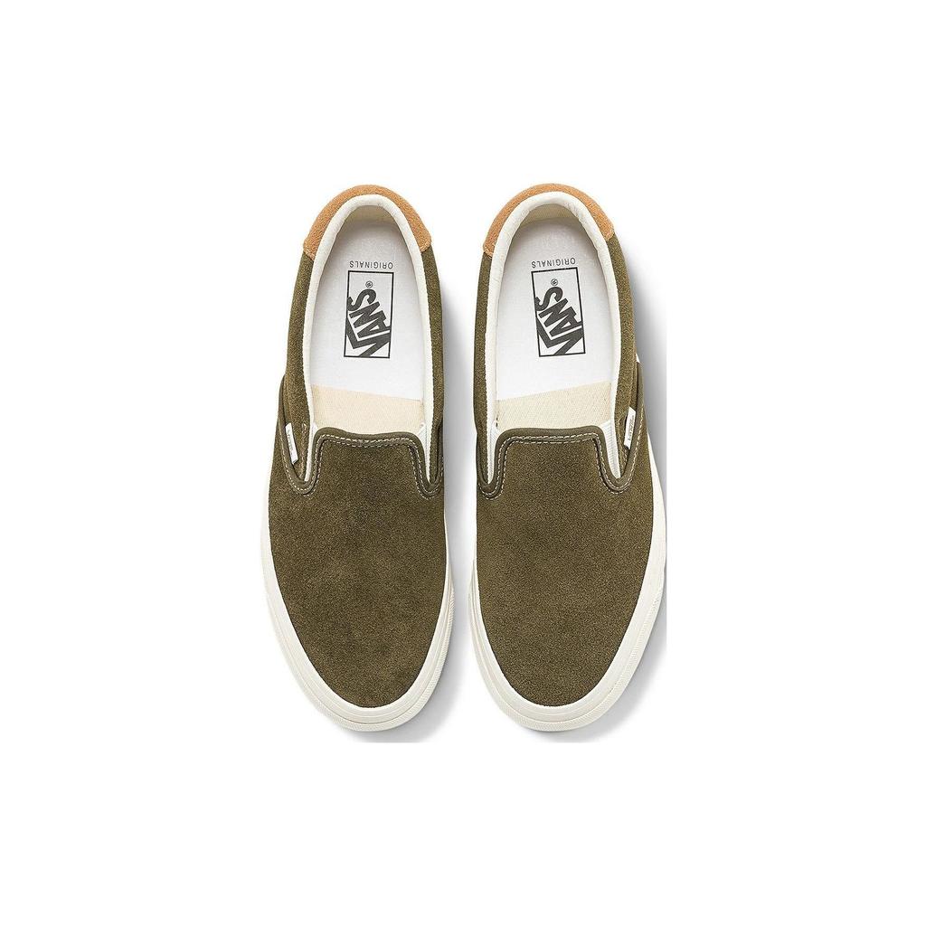 Vans OG Slip-On 59 LX Dunkelgrün Unisex Sneaker VN0007QEOLV