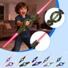 Double Edged Fire Spinning Sword, Stretching Light Sword, Rotating Blades, Colorful Lights, Cool Lasers Sword Toy