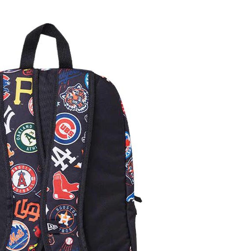 New Era Printed Zipper Closure Fabric Backpack Medium Size Unisex backpack Red 60240052