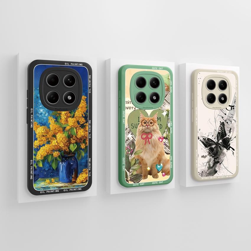 Per Custodia Redmi Note 15 Pro 4G 5G Note 15 15Pro+ 15R Cover Telefono Gatto Carino Silicone Liquido Morbido Paraurti Protettivo per Redmi Note15 Pro Guscio Leggero