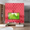 Acrylic Diamond Splicing Mirror Wall Stickers - Removable Decorative Background Wall