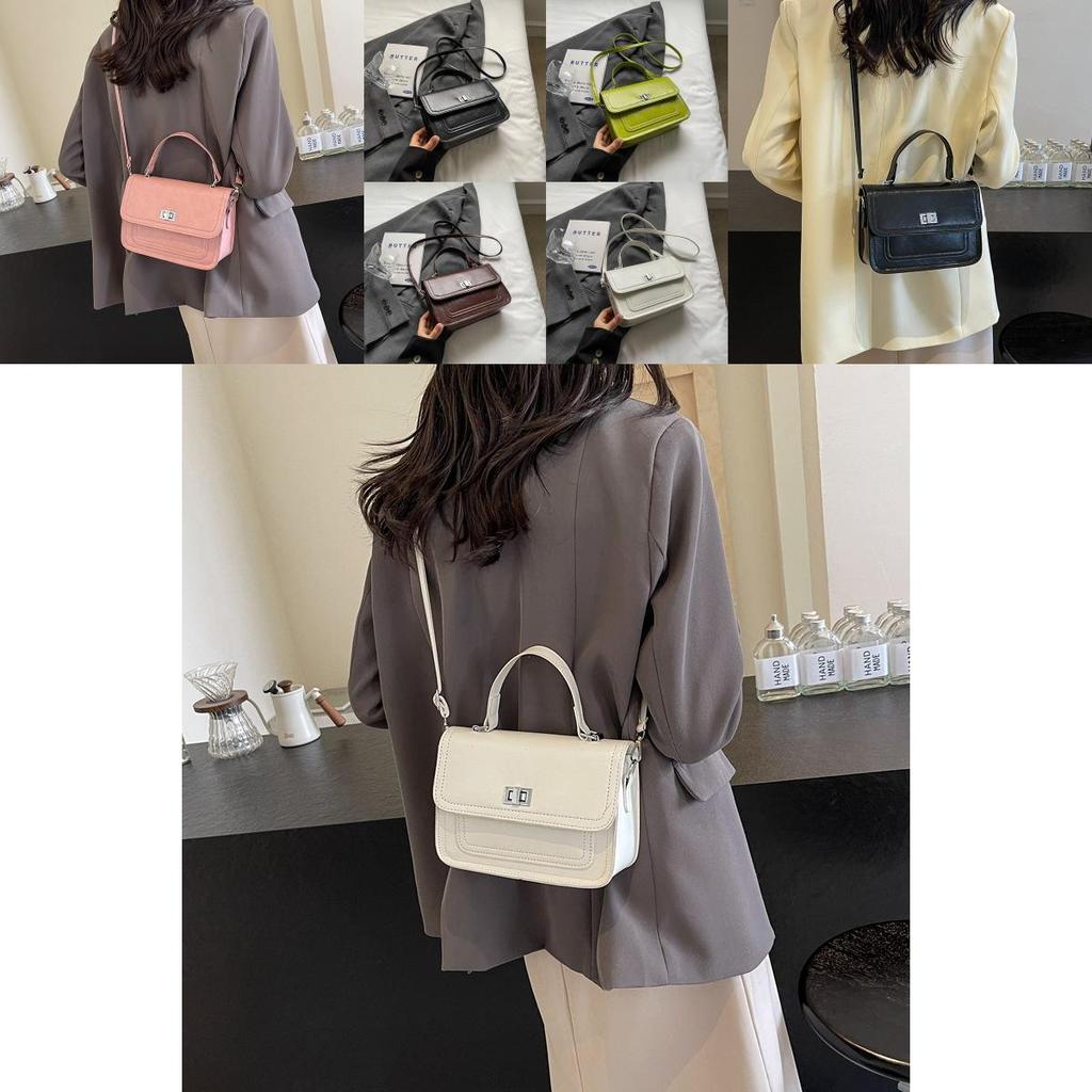 Stylish Retro Minimalist Shoulder Bag For Women 2024 Trendy Small Square Bag