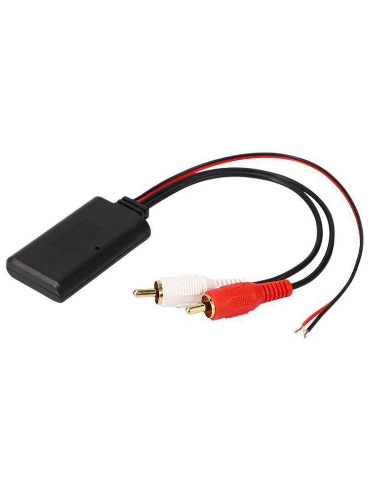 Car Universal Wireless Bluetooth Module Music Adapter Audio Cable Stereo 2RCA Wireless