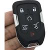 Replacement Key Fob Cover Case Fit for Chevy Suburban Tahoe 2015 2016 2017 2018   GMC Yukon Keyless Entry Smart Remote Key Fob Shell (Black)