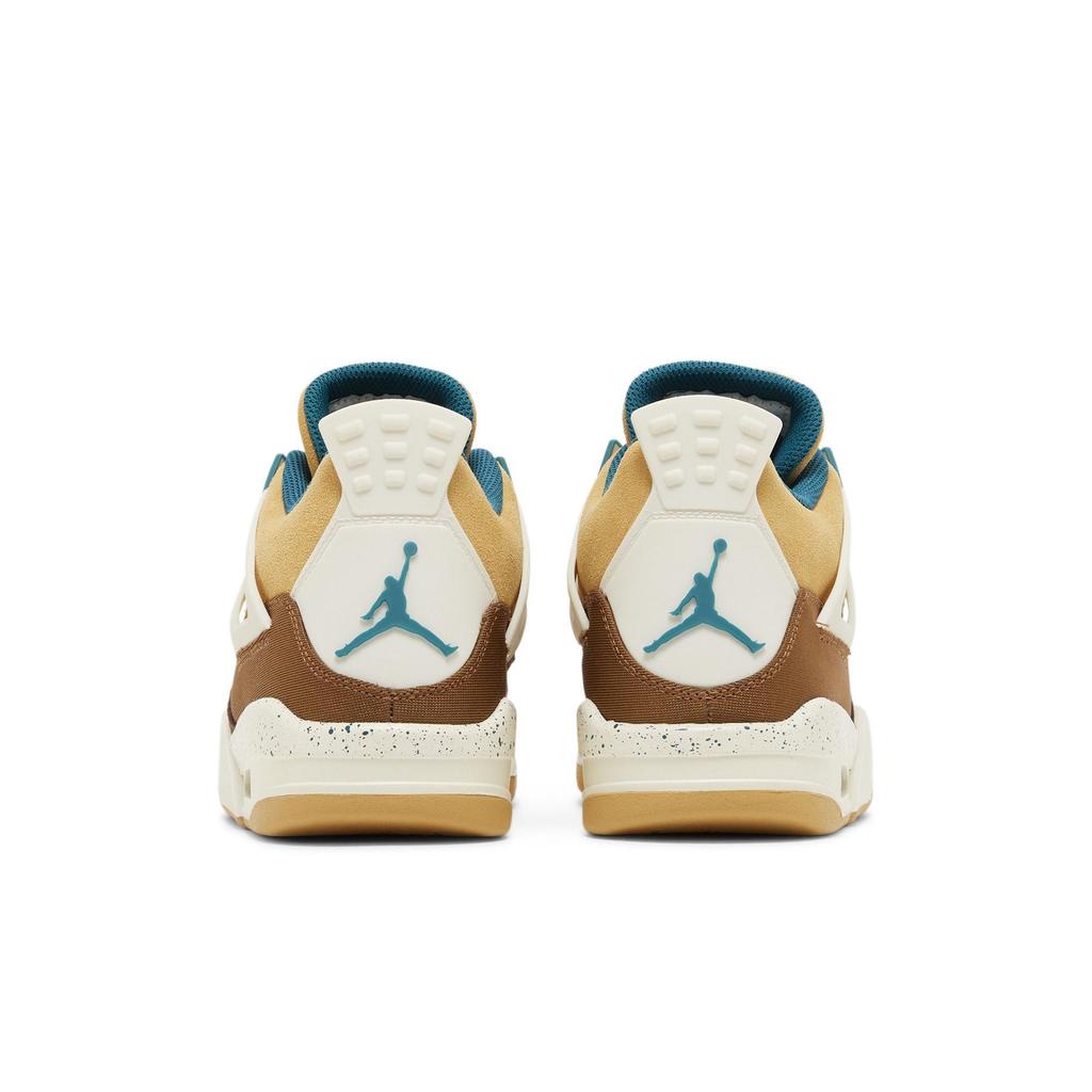 Air Jordan 4 Retro Grade School 'Cacao Wow' (Unisex) Cacao Wow / Geode Teal / Ale Brown / Twine / Sail / Luminous Green Kinder-Basketballschuhe