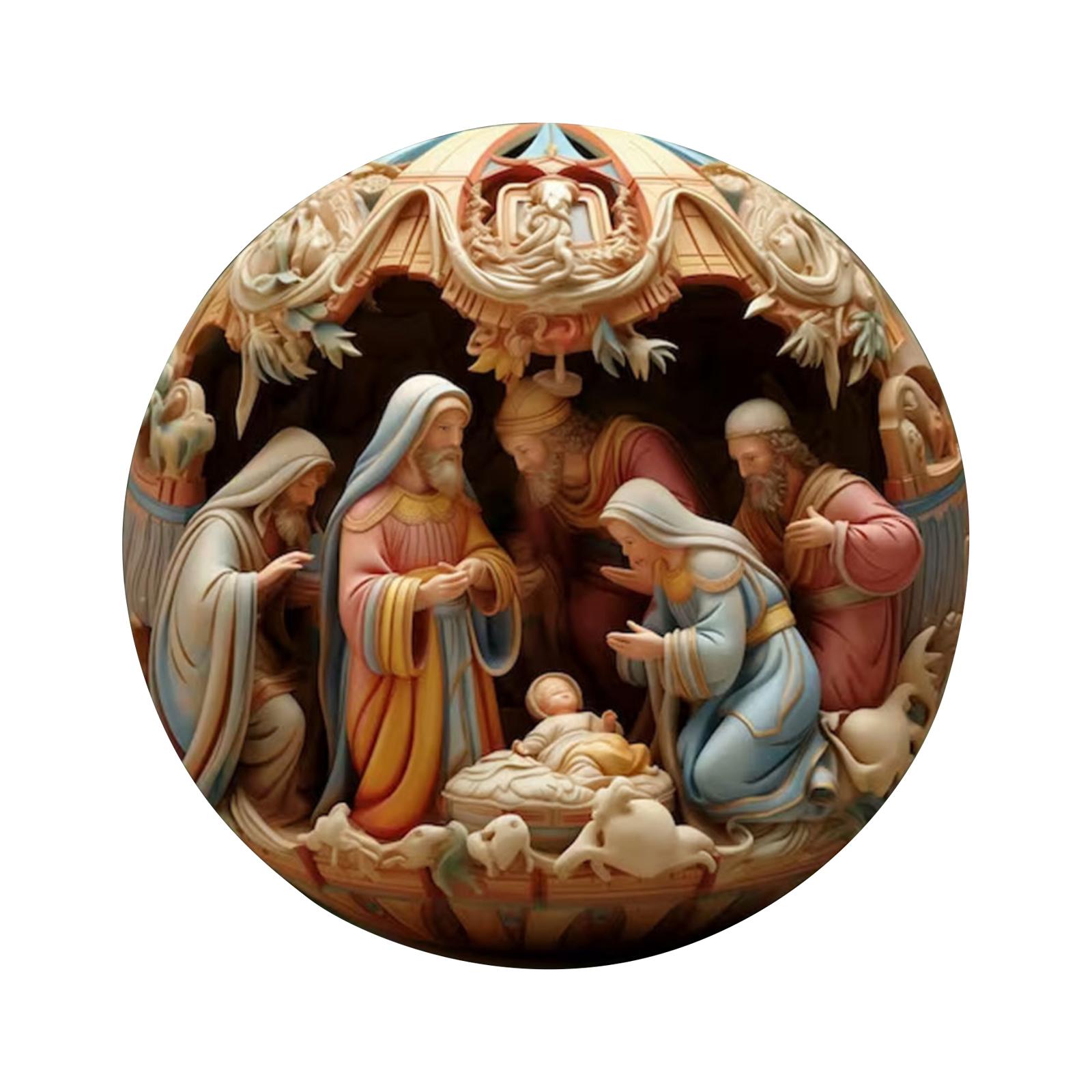 Двумерное акриловое украшение-подвеска «Рождество» One Size