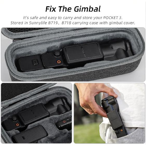 Pocket 3 Lens Hood Cover Gimbal Camera Protector Sunshade Cover for DJI OSMO Pocket 3