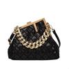 The new bag 2025 European and American fashion diamond small fragrant shoulder bag ins retro texture sequined messenger bag women