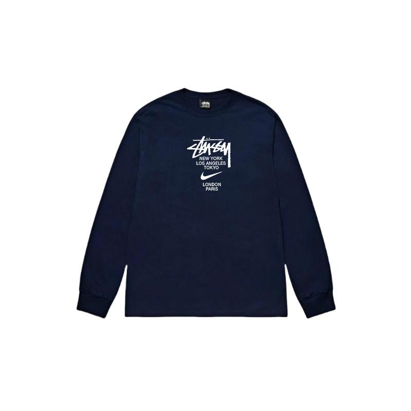 STU SS25 dice printing long-sleeved t-shirt for men and women of the same style, spot classic