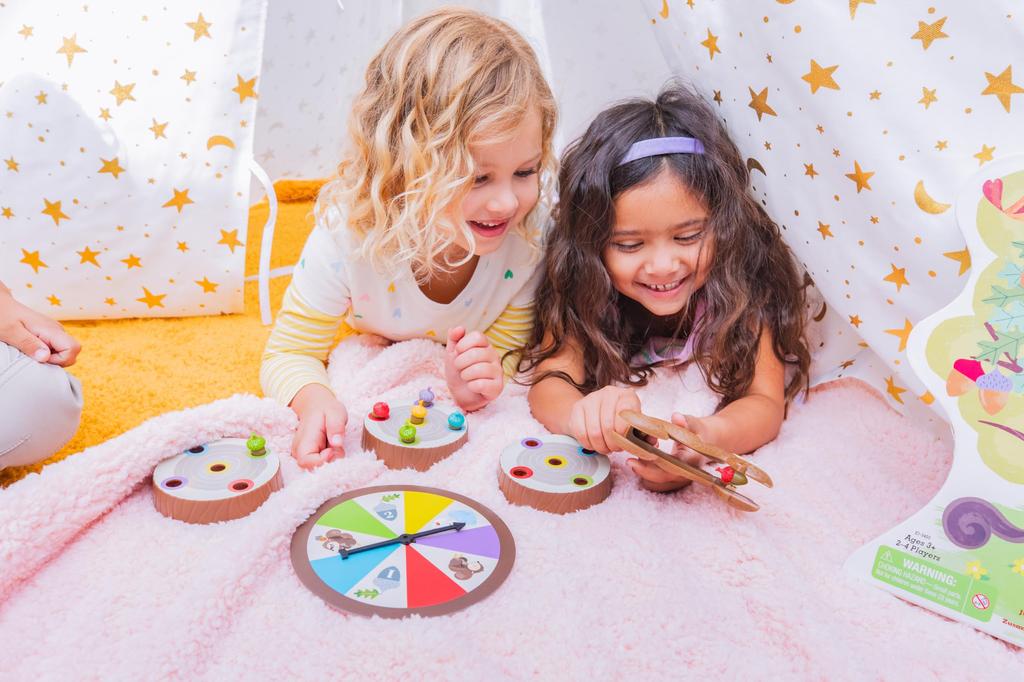 Educational Insights Squirrel Acorn Catching Game with Tweezers EI3405 Genuine Product