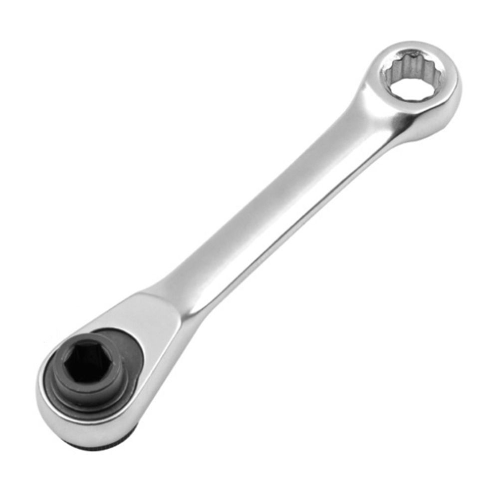 Double Headed Mini Ratchet Wrench Hexagonal Screwdriver Bit Tool Socket Ratchet Wrench  Automobile