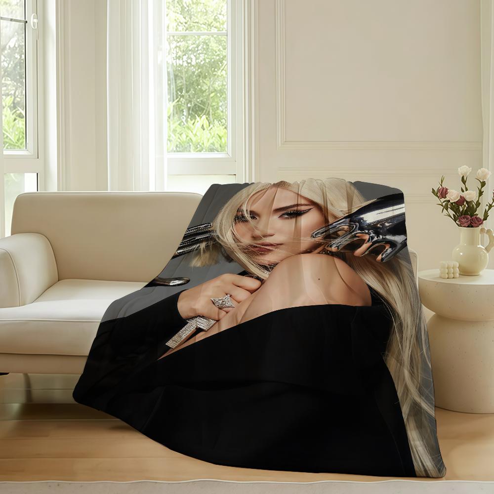 Americká zpěvačka Ava Max Deku na pohovku Kancelář Postel Letadlo Cestování Spánek Čtení Relaxace Kempování Měkké A Teplé