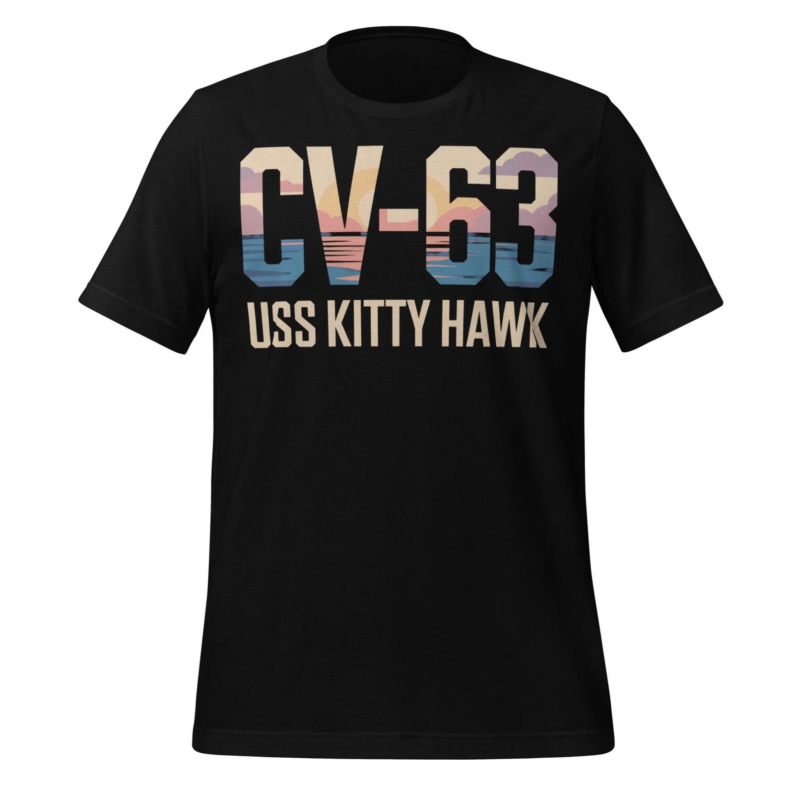 USS Kitty Hawk CV-63 Aircraft Carrier Shirt L