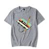 Men Short Sleeve 80s Cassette Tape Pencil 1980s Retro Vintage Throwback Music T-Shirt Women Clothing Vintage T Shirt Camisetas