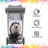 PVC Stickers Self-adhesive Decorative Stickers Decals for Trash Decoration Hedgehog 820x380mm 2pcs/set