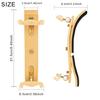 Professional 4/4 Violin Shoulder Rest Wood Texture Professional Violin Accessories Adjustable Stand with Comfort Padding