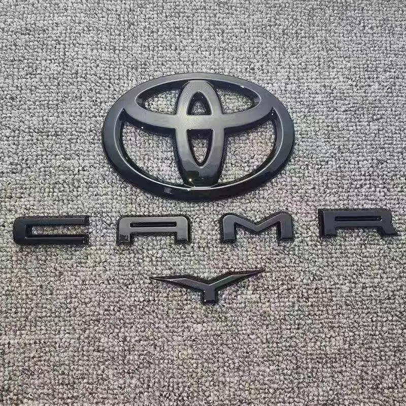 

Suitable for Toyota 8th Generation Camry 2018-2023 XSE SE LE Trunk Badge Cover Matte Black Glossy Black Modified Car Logo