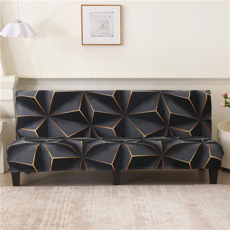 Yeni Futon Kanepe Koruyucu Katlanır Kanepe Yatak Örtüsü Oturma Odası İçin Kolsuz Kanepe Kılıfları Elastik Spandeks Malzeme Yumuşak Slipcoverlar