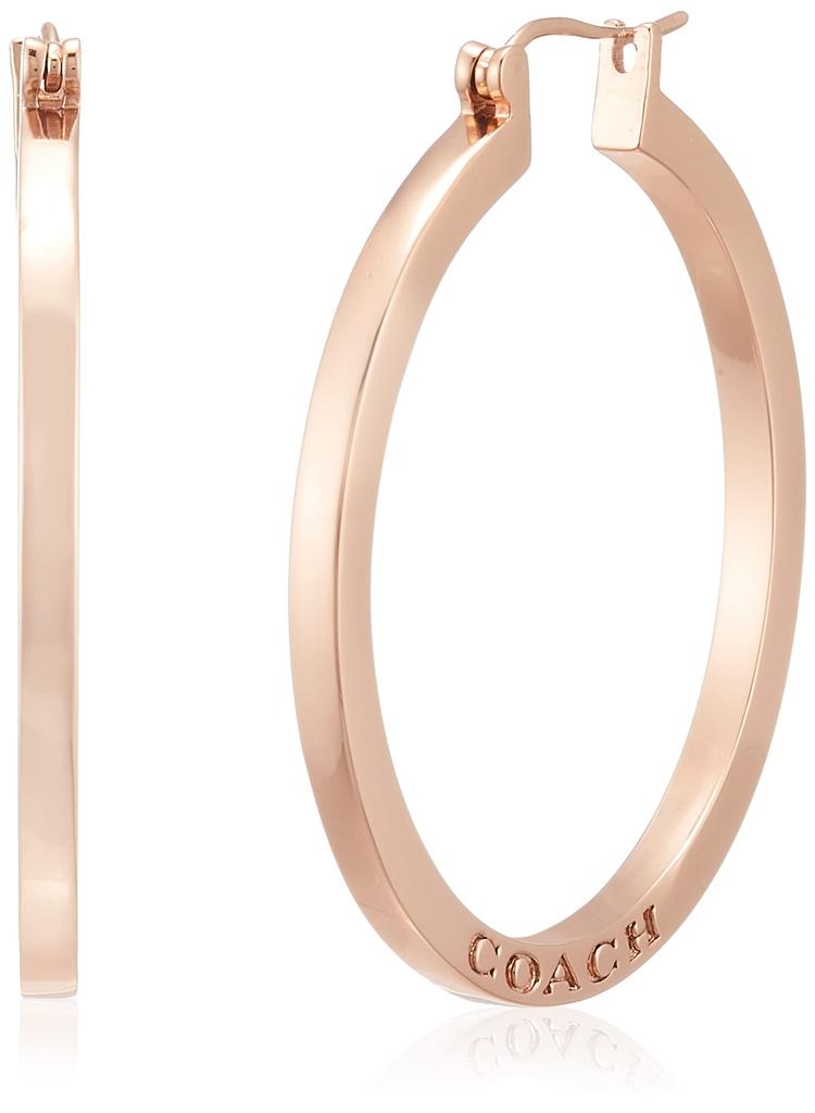 Coach F73022 Hoop Earrings Women's