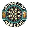 ALOHAMONI Round Metal Plate Diner Route66 (BEER Darts)