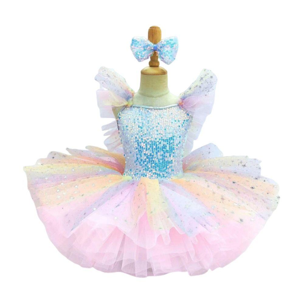 Romantic Ballet Tutu Skirt Puffy Princess Dress Fashion Performance Costume  Dance