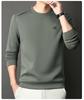 2025 Herren Fleece-gefüttertes lässiges Rundhals warmes Sweatshirt Langarm-T-Shirt Winterkollektion