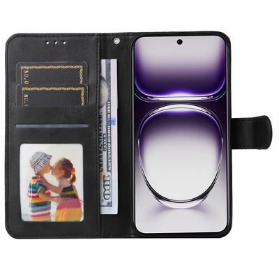For Oppo Reno12 5G (Global) Case Wallet 3 Card Slots PU Leather Flip Phone Cover