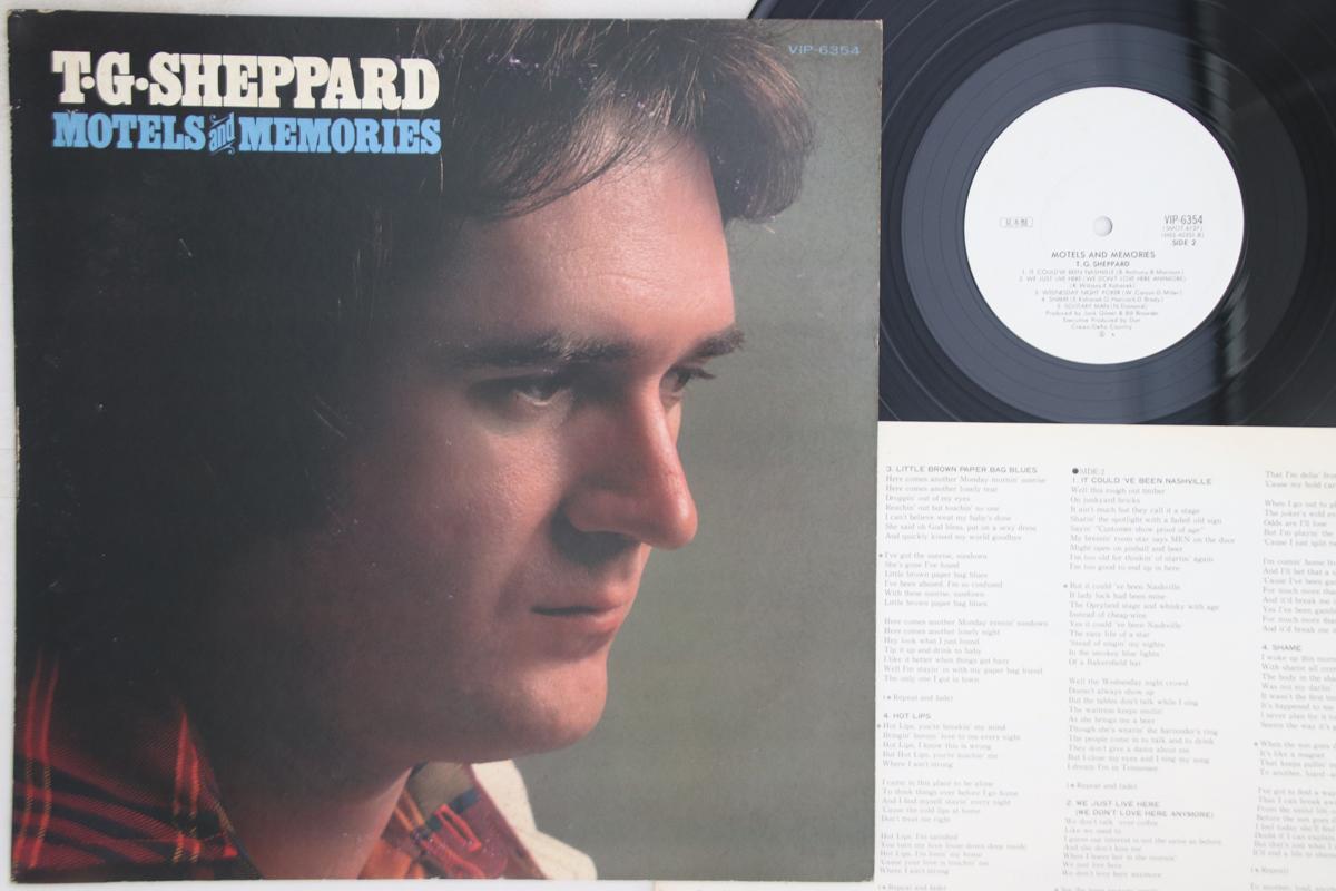 

LP Record T.G. SHEPPARD - Motels And Memories VIP6354PROMO MOTOWN 1976 Japan Country/Folk Used