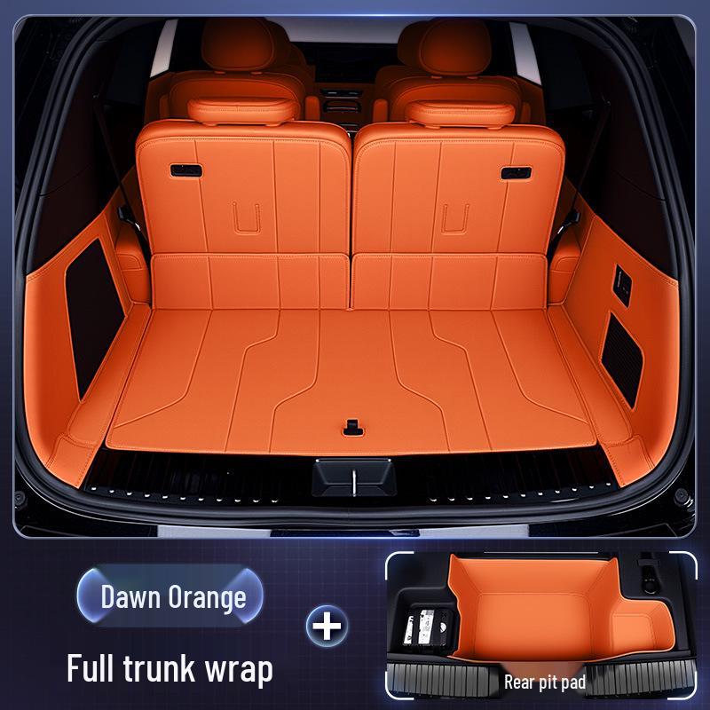 Diepblauw S09 Kofferbakmat voor Model 2025: Volledige Dekking Auto Interieur Accessoires
