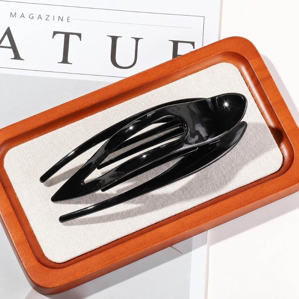 2pcs Solid Color Duckbill Hair Claw Plastic Hair Clips Fashion Hair Barrette  Daily Use