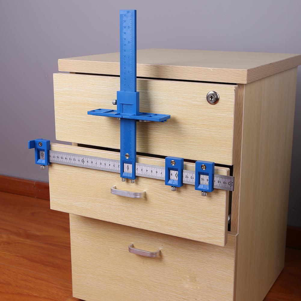 Hole Punch Jig Tool Drill Guide Sleeve for Cabinet Hardware Woodworking Drilling