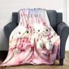Customizable HelloKitty15 Throw Blanket – Personalized Name, All-Season Cozy Snug Blanket, Machine Washable, Personalized Blanket