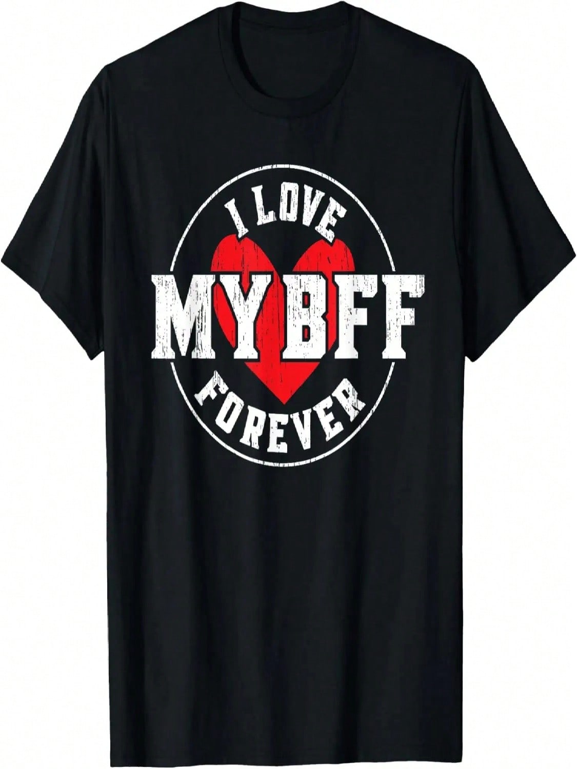 I Love My Best Friend Forever BFF T-Shirt S разноцветный