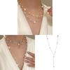 Elegant French Vintage Pearl Choker Necklace With Geometric Design For Women