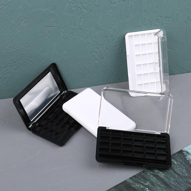 24 Bölmeli Kendin Yap Boş Far Paleti Paleti Allık Ruj Pudra Tutucu Kılıf