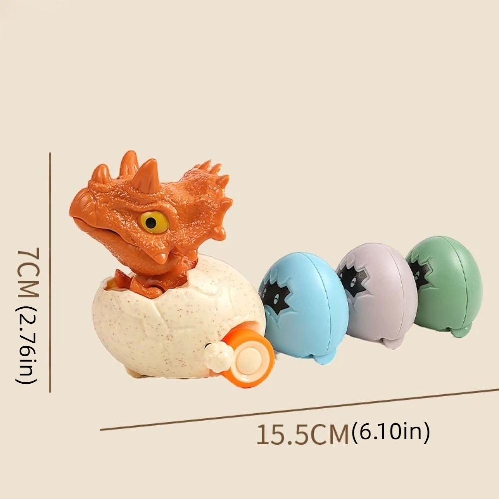 Cartoon Design Simulation Tyrannosaurus Rex Toys Triceratops Egg Shell Toys  Gift For Kids