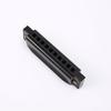 Premium 10 Hole Harmonica with Metal and ABS Resin Comb Ensures Bright and Crisp Notes Travel Musical Instrument