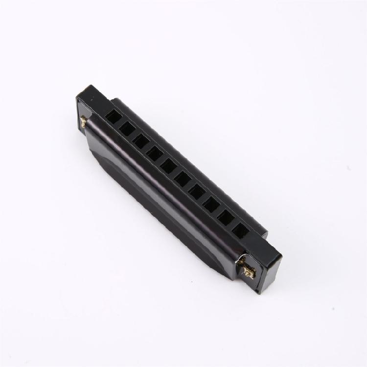 Premium 10 Hole Harmonica with Metal and ABS Resin Comb Ensures Bright and Crisp Notes Travel Musical Instrument
