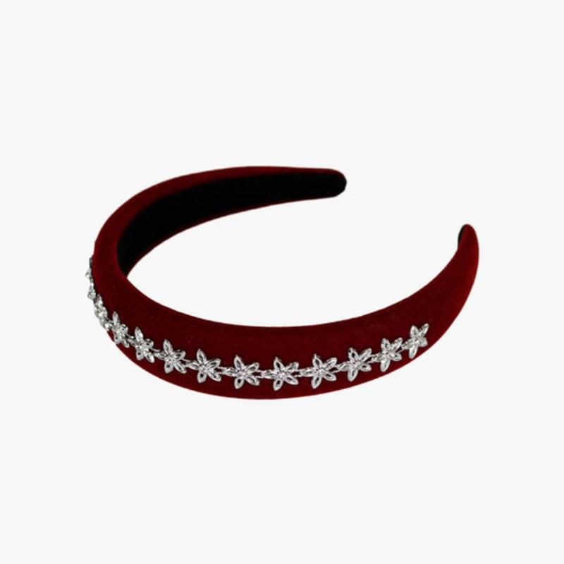 

розовая ПИНЕАППЛ МЕРЦАЮЩАЯ ВЕЛЮРОВАЯ ПОВЯЗКА ДЛЯ ВОЛОС_БУРГУНДИ BURGUNDY_FREE