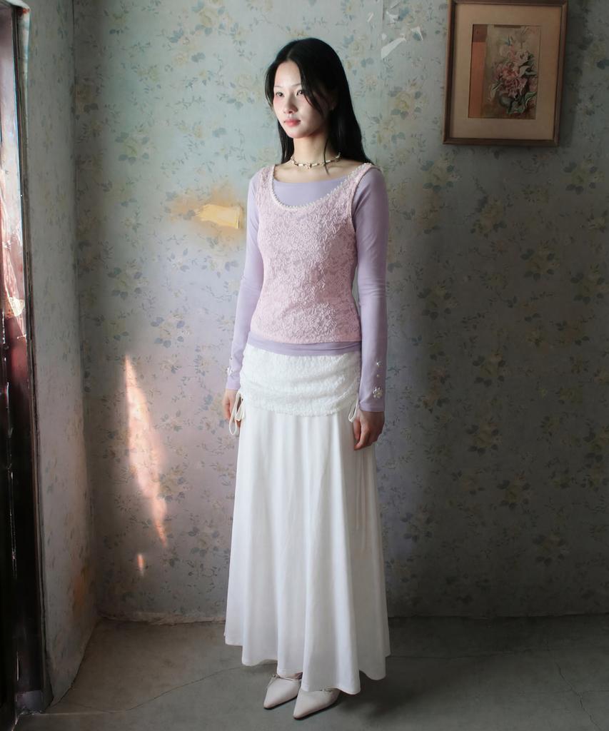 RUBATI Daisy Florette Raglan Long Sleeve Tee_Lavender