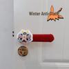 Spring Festival Lion Dance Knitted Door Handle Covers