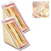 Contenitore per Sandwich Triangolare Trasparente Portatile Contenitore per Sandwich Triangolare Riutilizzabile Lavabile e Riutilizzabile Scatole a Cuneo