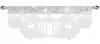 Kitchen curtain autumn PUMPKIN LEAVES openwork decoration 60x26