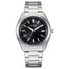 CITIZEN COLLECTION Men's Watch, 3-Hand Model, Light-Powered Eco-Drive, 5 ATM Water Resistance, Basic Silver/Black, AS1080-65E