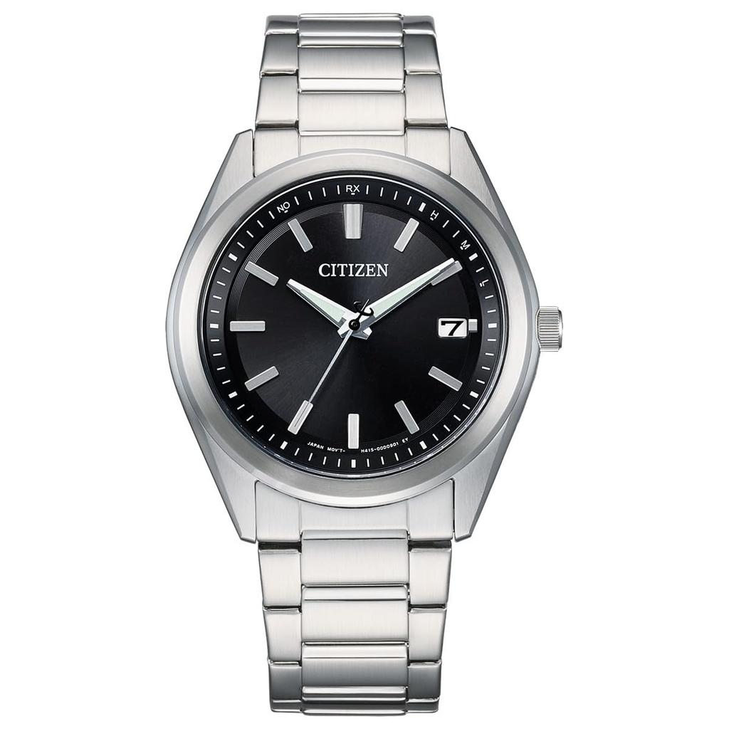 CITIZEN COLLECTION Men's Watch, 3-Hand Model, Light-Powered Eco-Drive, 5 ATM Water Resistance, Basic Silver/Black, AS1080-65E