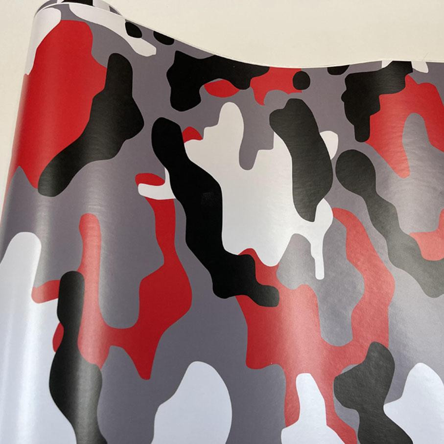 7 Größen Digital Rot schwarz blau Camo Vinylfolie Camouflage Car Wrap Folie Für Autostyling Fahrradcomputer Laptop Roller Motorrad