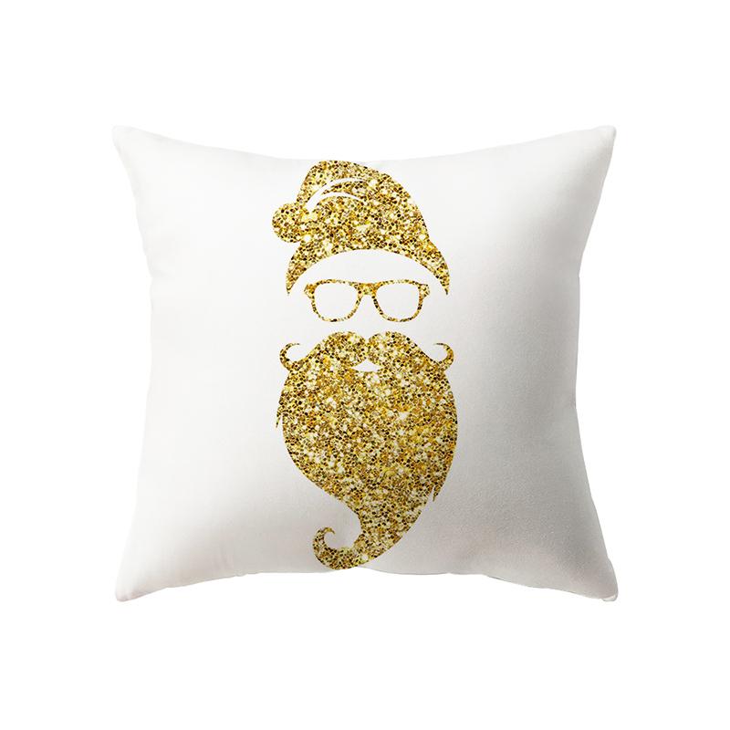 Christmas Theme Christmas Decoration Printing Pattern Cushion Cover Home Living Room Sofa Decoration Pillow Pillow Cover
