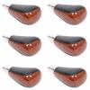 6X Wood Grain Car Gear Shift Knob For Toyota Corolla Camry/Harrier Fortuner Crown Land Cruiser Lever Shifter Stick Black