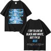 Billie Tee Blue Eyes Hit Me Hard and Soft T Shirt Men’s Women Oversized Cotton Short Sleeve Summer Print Unisex Tops